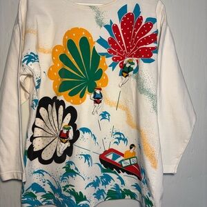 Colorful Graphic Men’s 3-D Parasailing T-Shirt